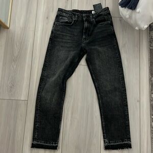 Zara black jeans size 2 or 24 used only once
